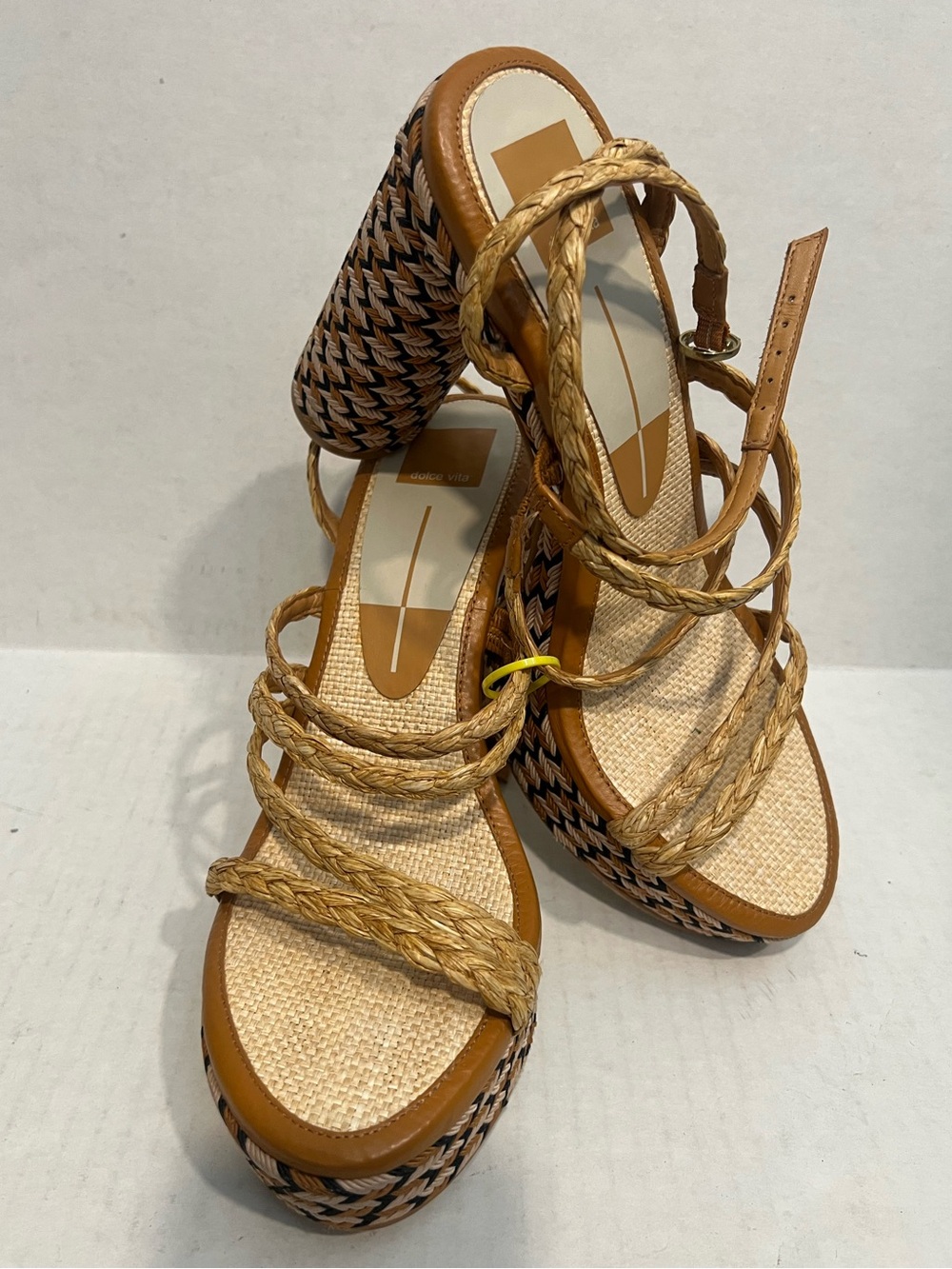 Dolce Vita Tan Braided Rope Platform  Sandals 👡